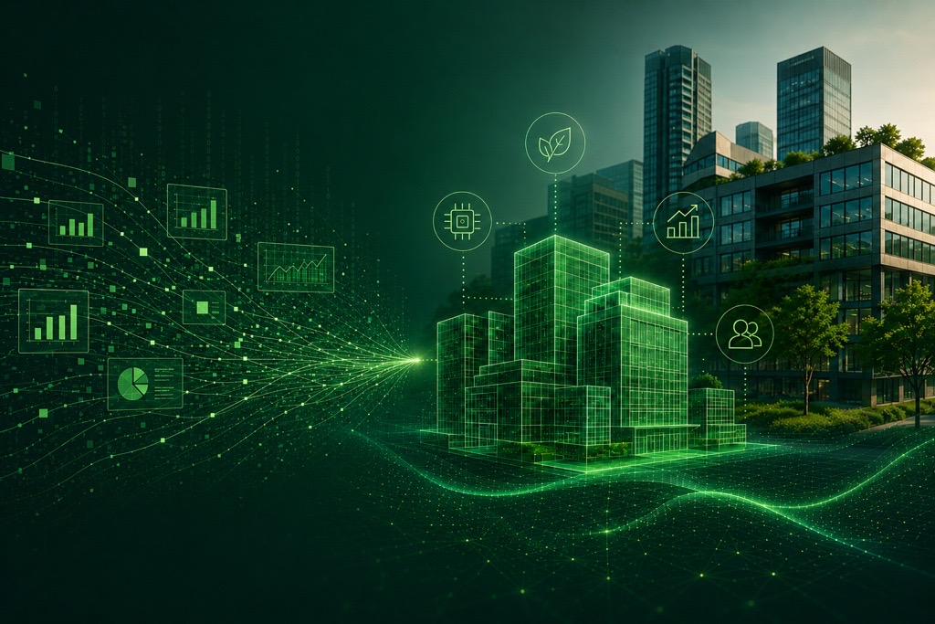 Realcomm 2026 floor — data context in commercial real estate and AI